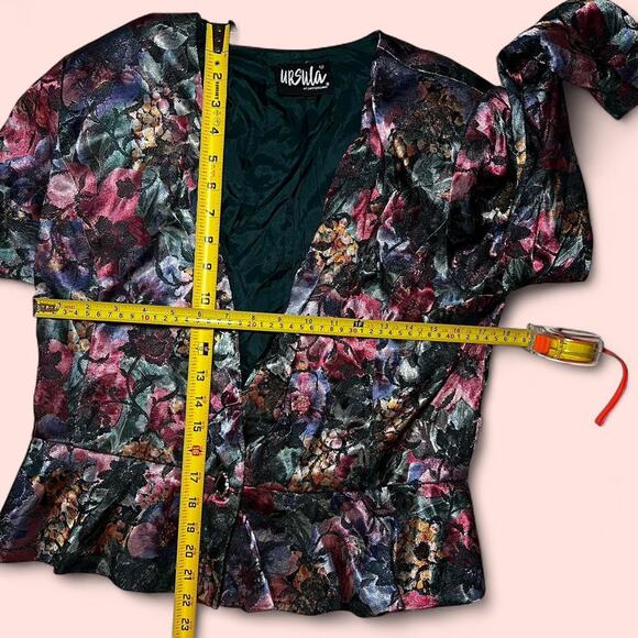 Vintage floral blazer jacket - Picture 4 of 6